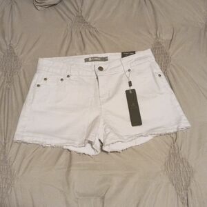 Girl's Size 14 White Denim Tractr Shorts